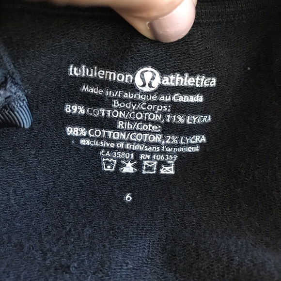 Vintage lululemon black Jacket size 6 - Picture 6 of 6